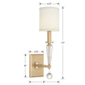 CRYSTORAMA, PAXTON SCONCE, WALL SCONCES