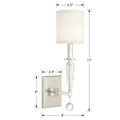 CRYSTORAMA, PAXTON SCONCE, WALL SCONCES