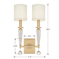 CRYSTORAMA, PAXTON SCONCE, WALL SCONCES