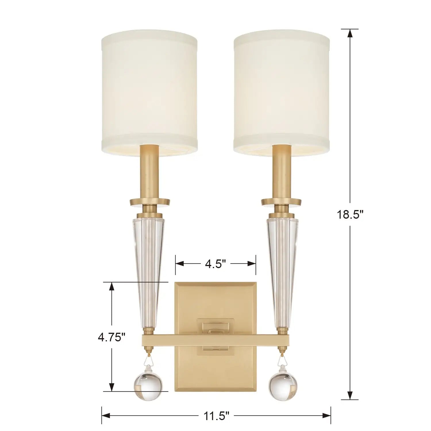 CRYSTORAMA, PAXTON SCONCE, WALL SCONCES