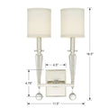 CRYSTORAMA, PAXTON SCONCE, WALL SCONCES