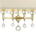 CRYSTORAMA, PAXTON SEMI FLUSH MOUNT, FLUSH MOUNT CEILING LIGHTS 