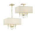 CRYSTORAMA, PAXTON SEMI FLUSH MOUNT, FLUSH MOUNT CEILING LIGHTS