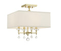 CRYSTORAMA, PAXTON SEMI FLUSH MOUNT, FLUSH MOUNT CEILING LIGHTS 