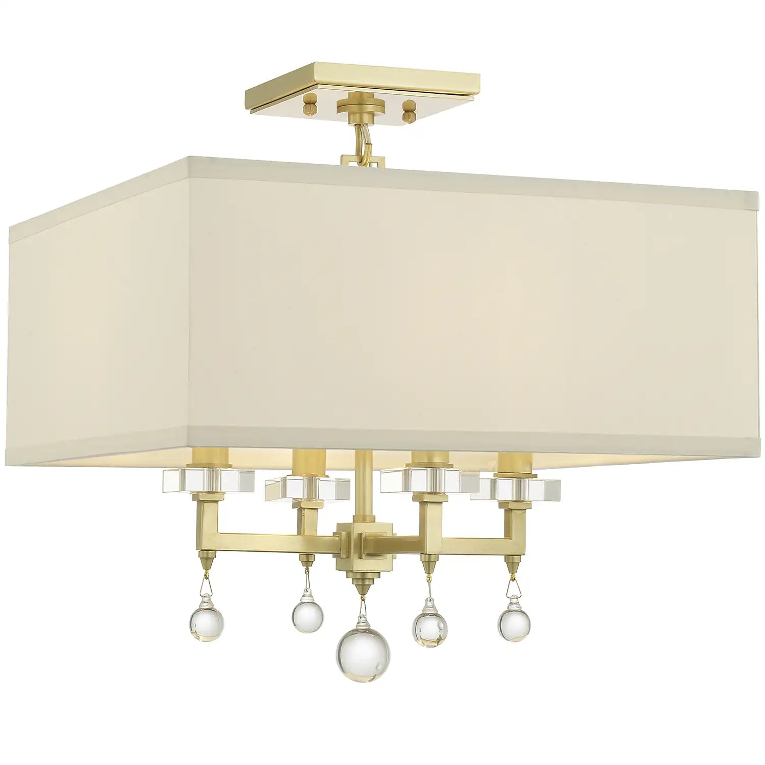 CRYSTORAMA, PAXTON SEMI FLUSH MOUNT, FLUSH MOUNT CEILING LIGHTS