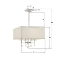 CRYSTORAMA, PAXTON CHANDELIER, CHANDELIER LIGHT