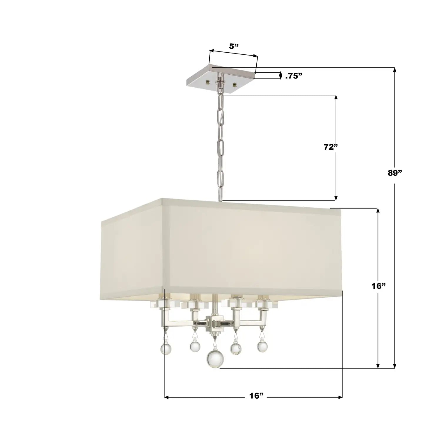 CRYSTORAMA, PAXTON CHANDELIER, CHANDELIER LIGHT