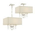 CRYSTORAMA, PAXTON SEMI FLUSH MOUNT, FLUSH MOUNT CEILING LIGHTS 