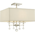 CRYSTORAMA, PAXTON SEMI FLUSH MOUNT, FLUSH MOUNT CEILING LIGHTS 