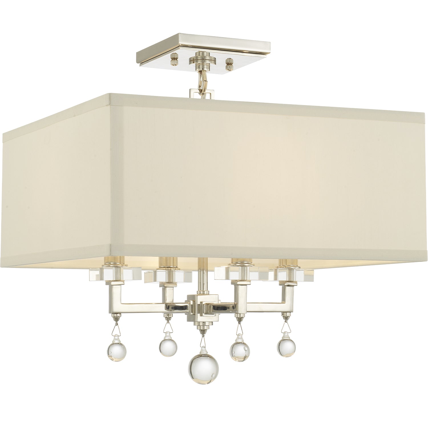 CRYSTORAMA, PAXTON SEMI FLUSH MOUNT, FLUSH MOUNT CEILING LIGHTS 