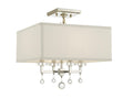 CRYSTORAMA, PAXTON SEMI FLUSH MOUNT, FLUSH MOUNT CEILING LIGHTS 