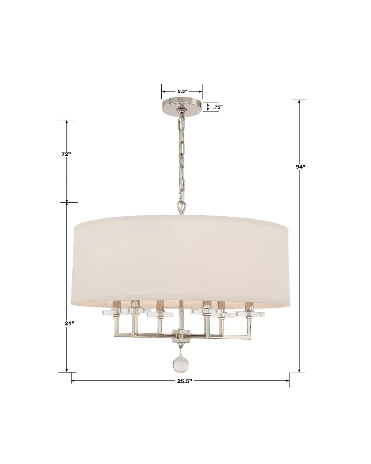 CRYSTORAMA, PAXTON CHANDELIER, CHANDELIER LIGHT