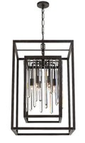 CRYSTORAMA, HOLLIS FORGED LANTERN CHANDELIER, CHANDELIER LIGHT