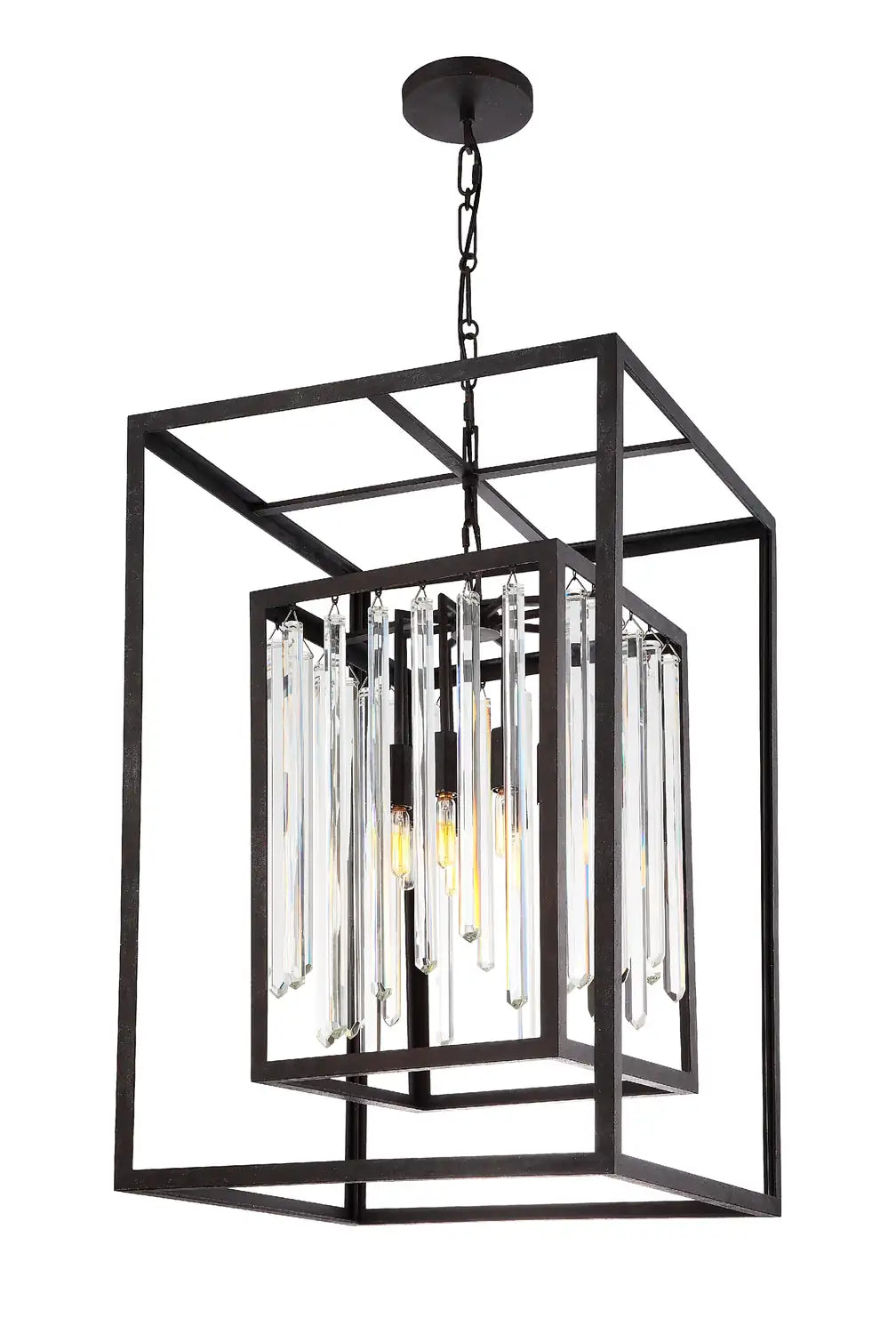 CRYSTORAMA, HOLLIS FORGED LANTERN CHANDELIER, CHANDELIER LIGHT