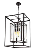 CRYSTORAMA, HOLLIS FORGED LANTERN CHANDELIER, CHANDELIER LIGHT