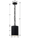 CRYSTORAMA, BRIAN PATRICK FLYNN ALSTON PENDANT, PENDANT LIGHT