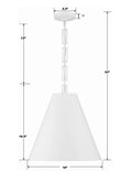 CRYSTORAMA, BRIAN PATRICK FLYNN ALSTON PENDANT, PENDANT LIGHT