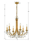 CRYSTORAMA, BRIDGEHAMPTON CHANDELIER, CHANDELIER LIGHT