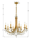 CRYSTORAMA, BRIDGEHAMPTON CHANDELIER, CHANDELIER LIGHT