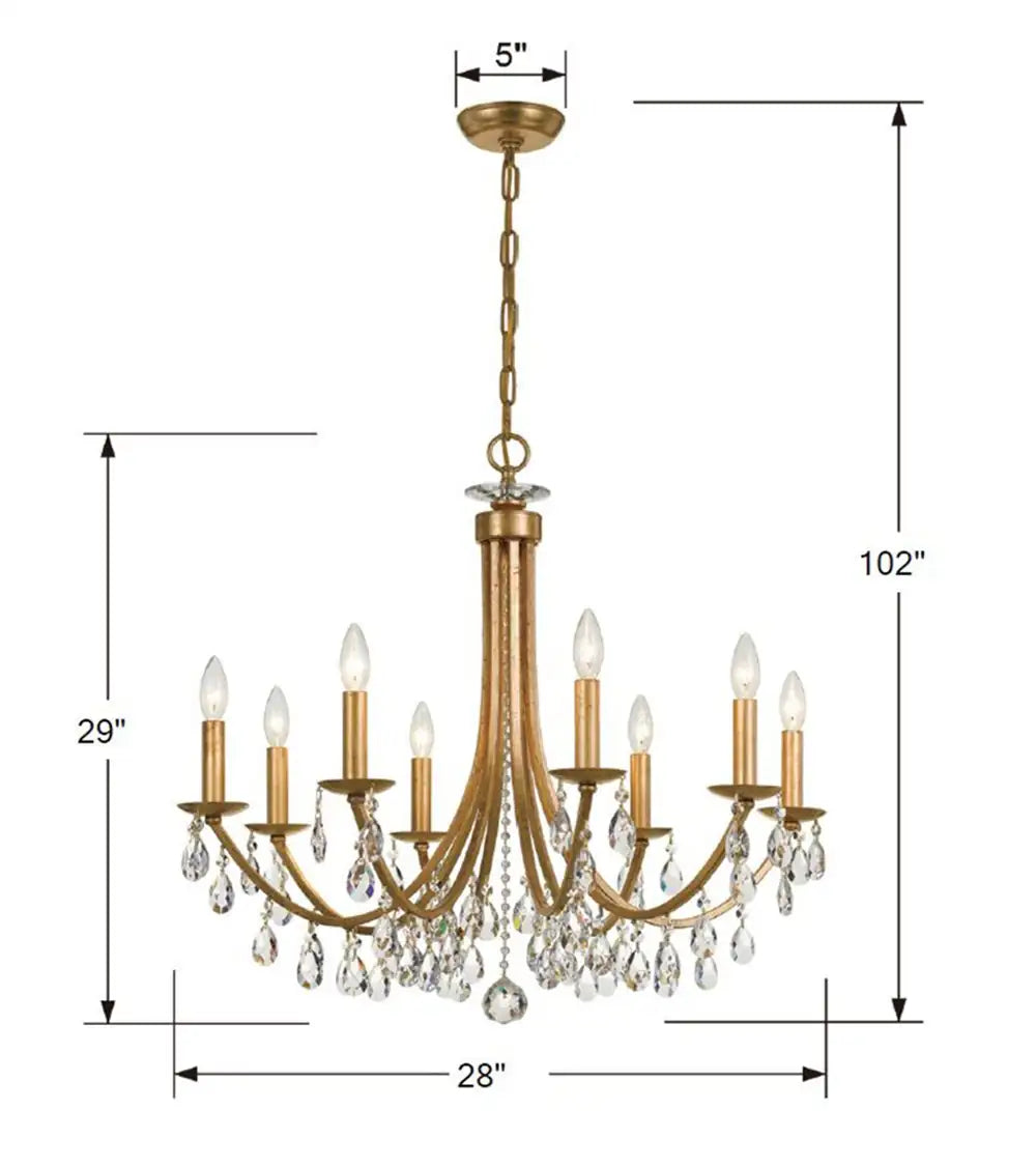 CRYSTORAMA, BRIDGEHAMPTON CHANDELIER, CHANDELIER LIGHT