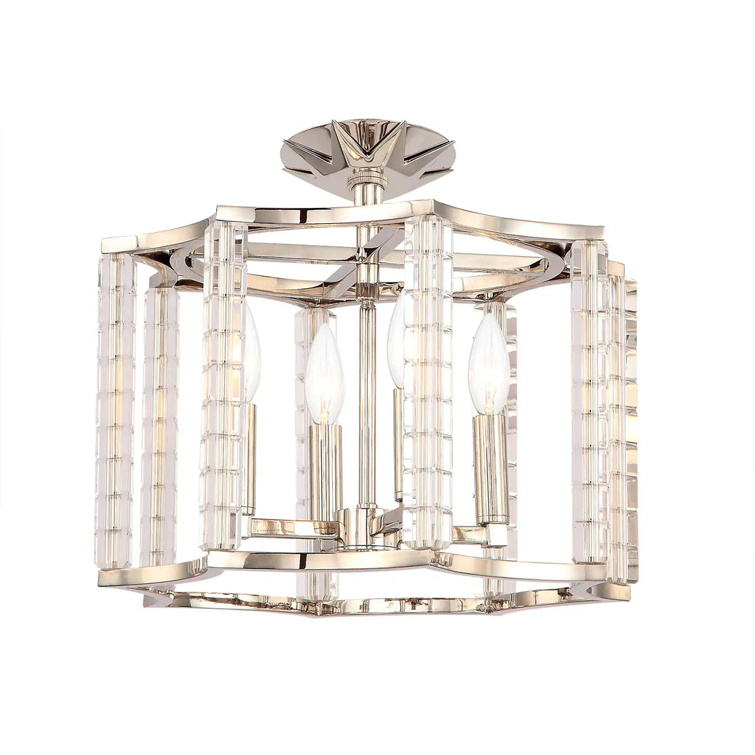 CRYSTORAMA, CARSON CONVERTIBLE SEMI FLUSH MOUNT, FLUSH MOUNT CEILING LIGHTS