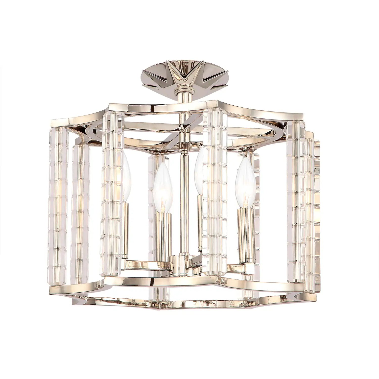 CRYSTORAMA, CARSON CONVERTIBLE SEMI FLUSH MOUNT, FLUSH MOUNT CEILING LIGHTS
