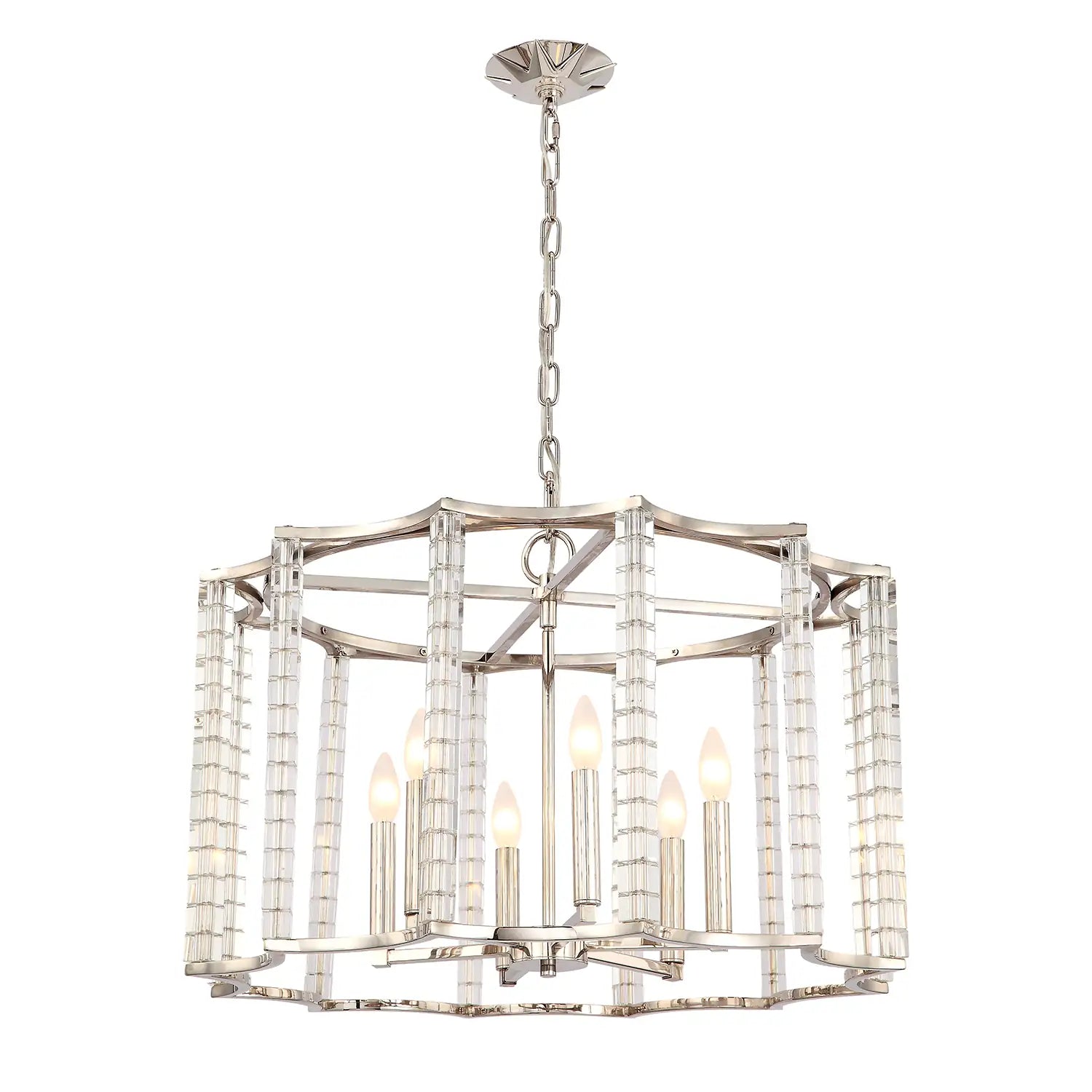 CRYSTORAMA, CARSON LANTERN CHANDELIER, CHANDELIER LIGHT