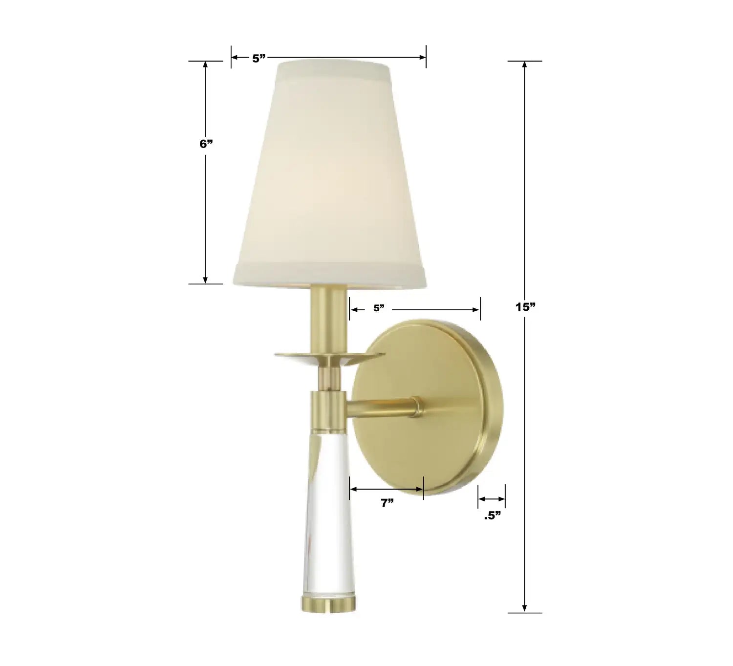 CRYSTORAMA, BAXTER SCONCE, WALL SCONCES