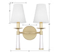 CRYSTORAMA, BAXTER SCONCE, WALL SCONCES