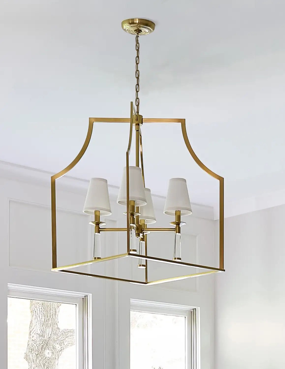 CRYSTORAMA, BAXTER LANTERN CHANDELIER, CHANDELIER LIGHT