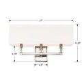 CRYSTORAMA, DIXON BATHROOM VANITY, VANITY LIGHT
