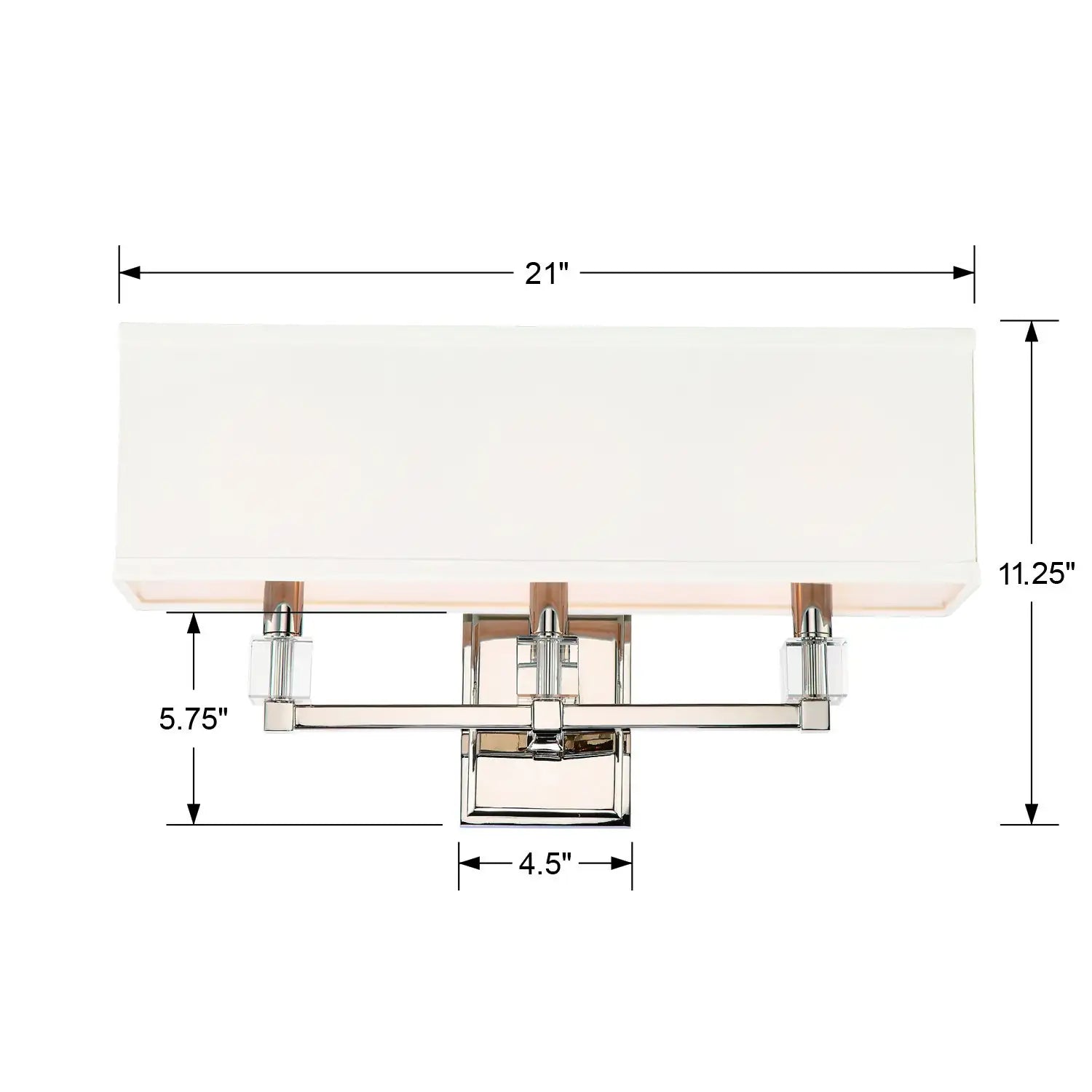 CRYSTORAMA, DIXON BATHROOM VANITY, VANITY LIGHT