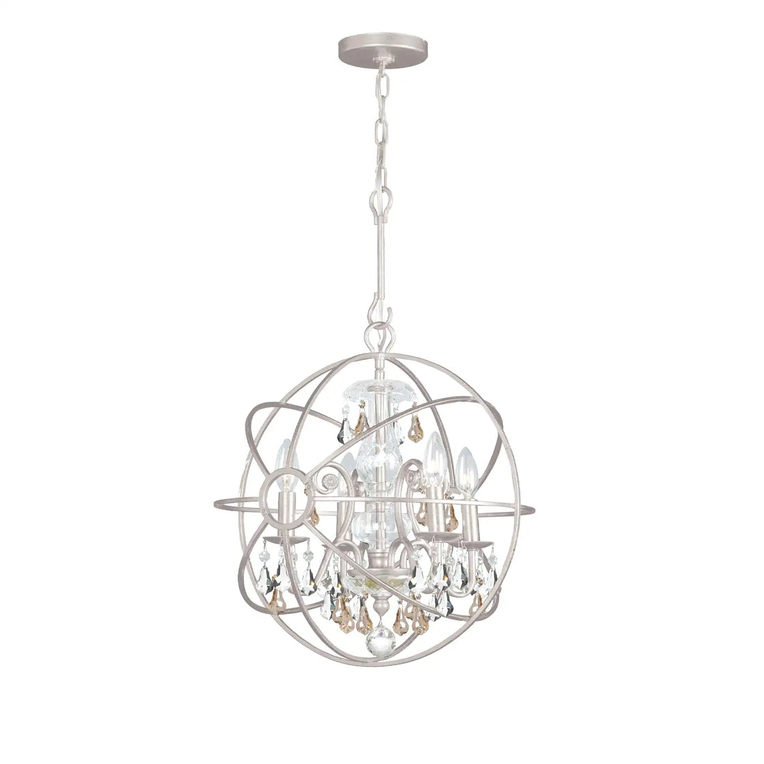 CRYSTORAMA, SOLARIS GOLDEN SHADOW CRYSTAL CHANDELIER, CHANDELIER LIGHT