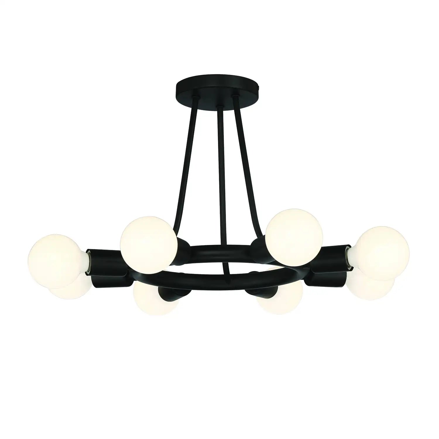 CRYSTORAMA, DAKOTA SEMI FLUSH MOUNT, FLUSH MOUNT CEILING LIGHTS