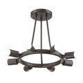CRYSTORAMA, DAKOTA SEMI FLUSH MOUNT, FLUSH MOUNT CEILING LIGHTS