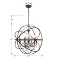 CRYSTORAMA, SOLARIS CHANDELIER, CHANDELIER LIGHT