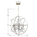 CRYSTORAMA, SOLARIS CHANDELIER, CHANDELIER LIGHT