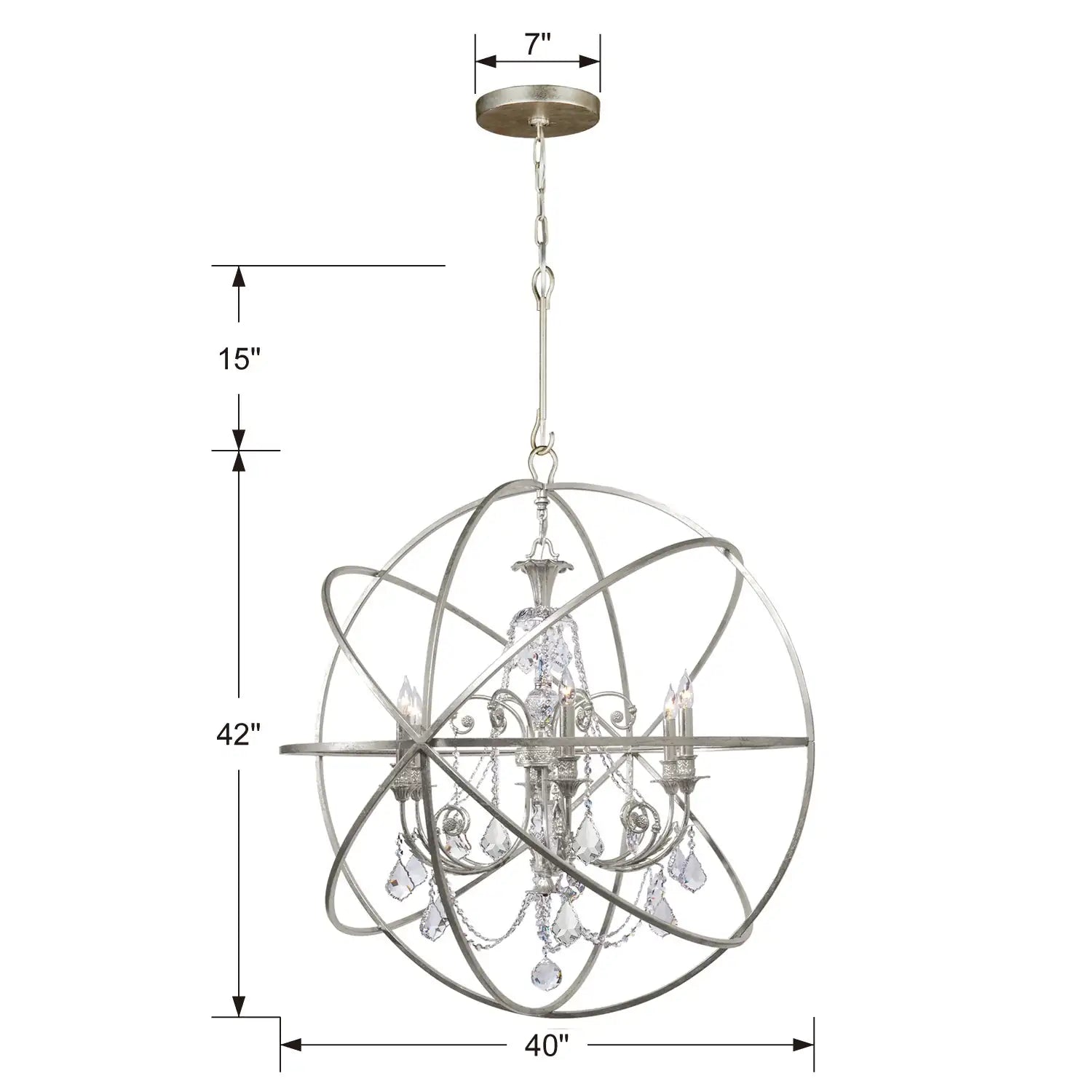 CRYSTORAMA, SOLARIS CHANDELIER, CHANDELIER LIGHT