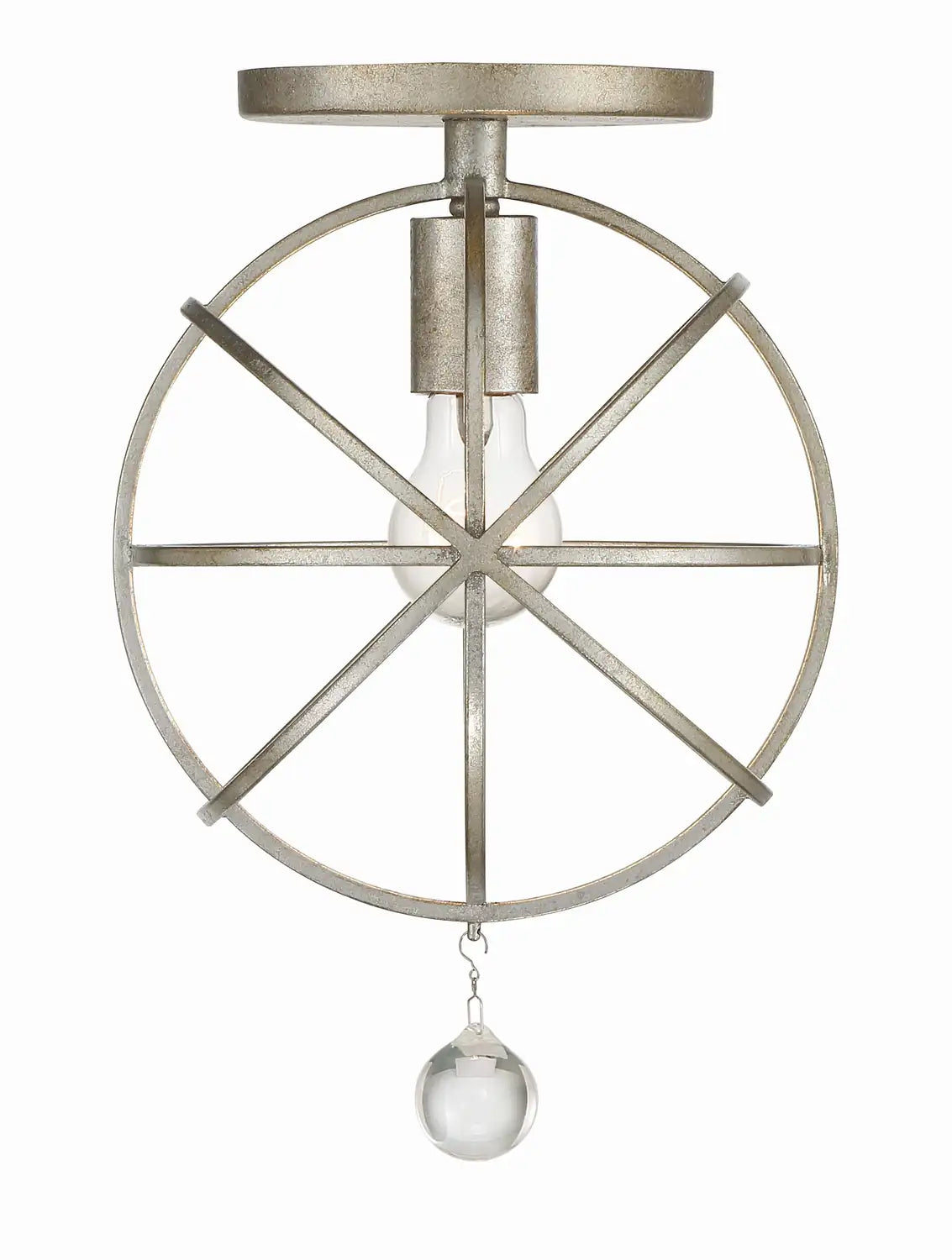 CRYSTORAMA, SOLARIS SEMI FLUSH MOUNT, FLUSH MOUNT CEILING LIGHTS