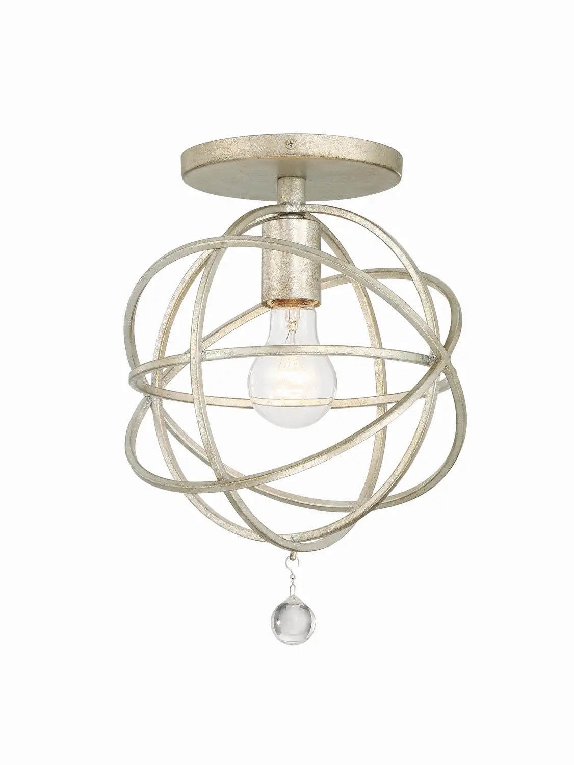CRYSTORAMA, SOLARIS SEMI FLUSH MOUNT, FLUSH MOUNT CEILING LIGHTS
