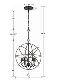 CRYSTORAMA, SOLARIS CHANDELIER, CHANDELIER LIGHT