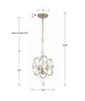 CRYSTORAMA, SOLARIS CHANDELIER, CHANDELIER LIGHT