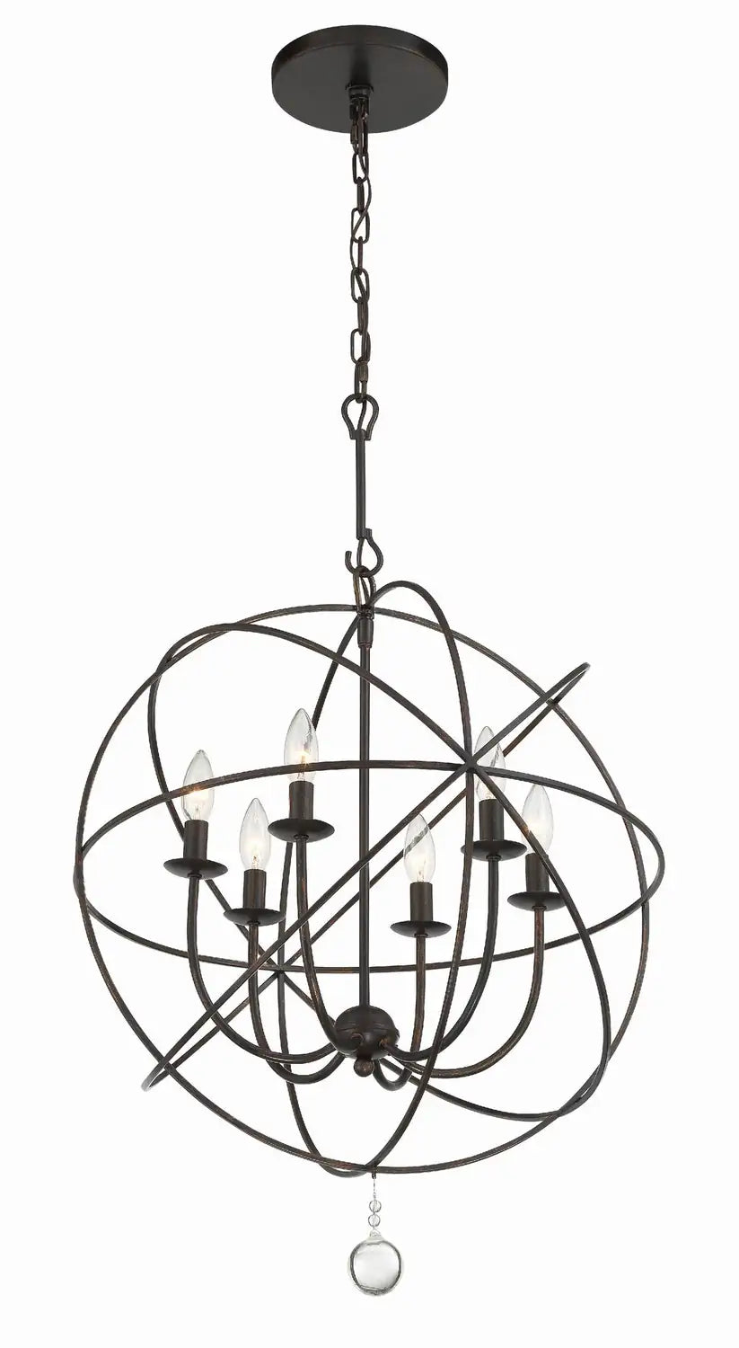CRYSTORAMA, SOLARIS SPHERE CHANDELIER, CHANDELIER LIGHT