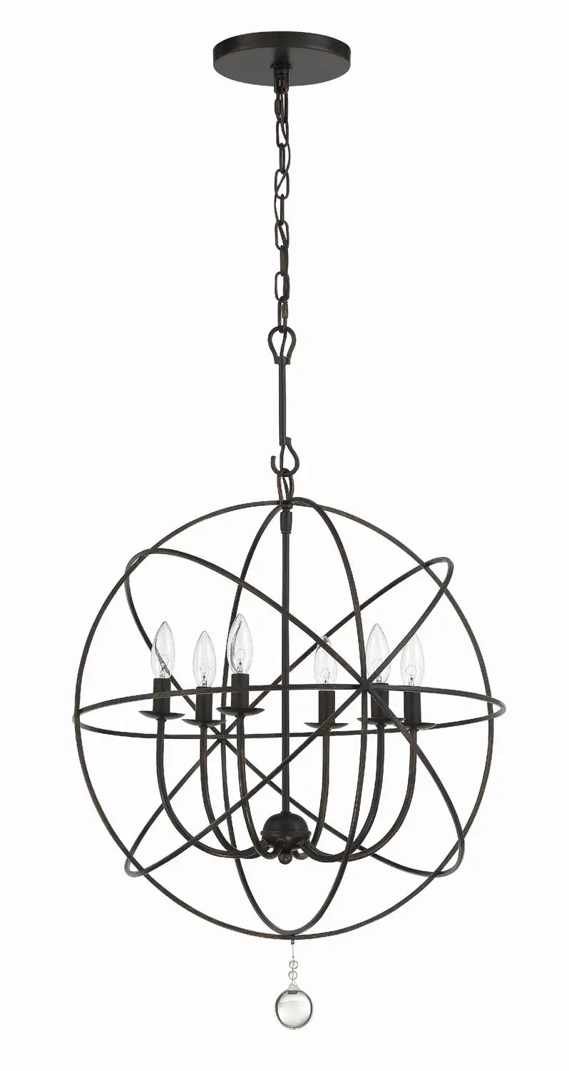 CRYSTORAMA, SOLARIS SPHERE CHANDELIER, CHANDELIER LIGHT
