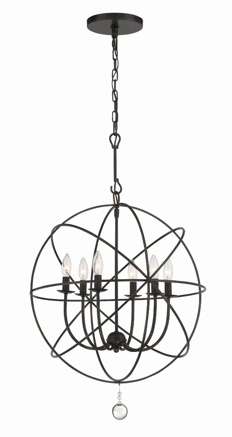 CRYSTORAMA, SOLARIS SPHERE CHANDELIER, CHANDELIER LIGHT