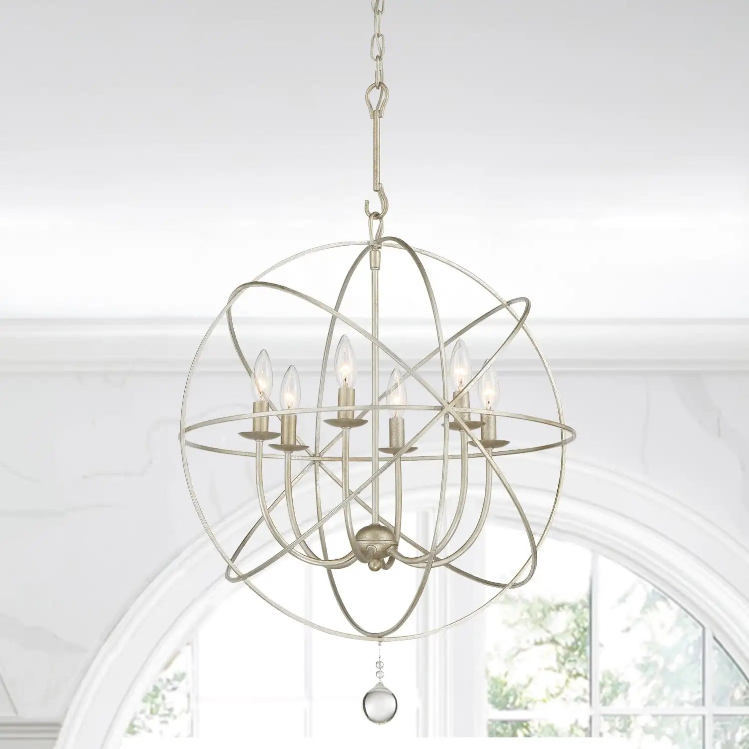 CRYSTORAMA, SOLARIS SPHERE CHANDELIER, CHANDELIER LIGHT
