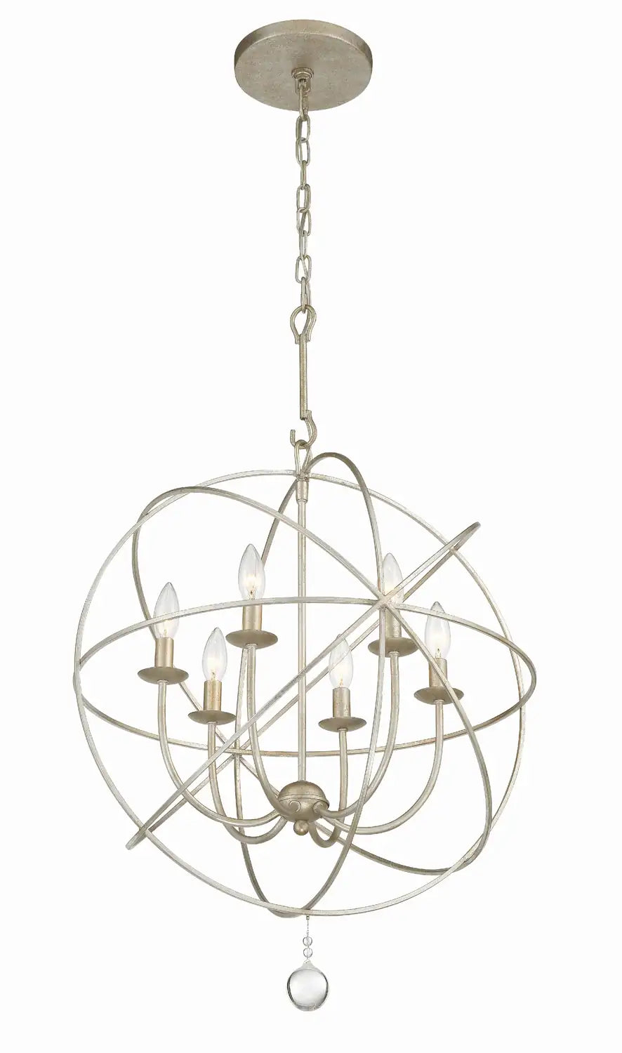 CRYSTORAMA, SOLARIS SPHERE CHANDELIER, CHANDELIER LIGHT