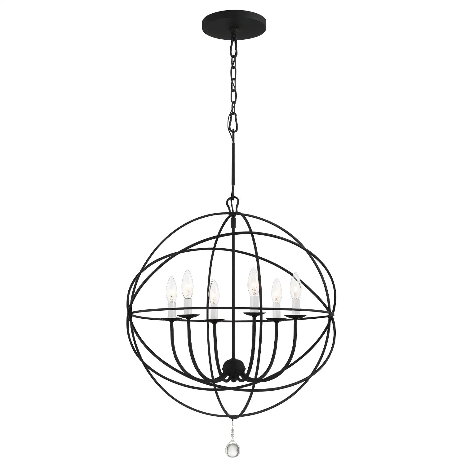 CRYSTORAMA, SOLARIS SPHERE CHANDELIER, CHANDELIER LIGHT