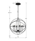CRYSTORAMA, SOLARIS SPHERE CHANDELIER, CHANDELIER LIGHT