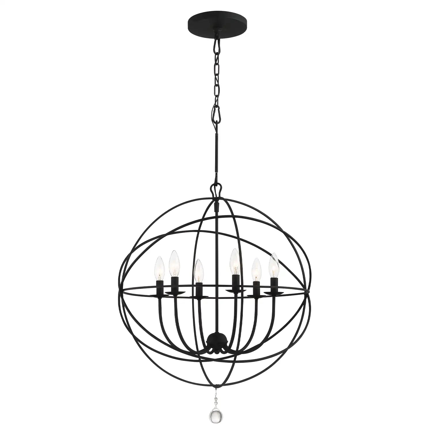 CRYSTORAMA, SOLARIS SPHERE CHANDELIER, CHANDELIER LIGHT